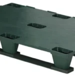 ΕυρωΠαλέτα Κλειστής Επιφάνειας Με Τραβέρσα 1200x800x140 (EURO-P2Τ) Μαύρη